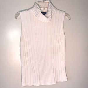 Beautiful Knit Turtle Neck S/S Shell